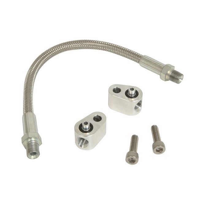 Hovedbilde Coolant Crossover, Billet Aluminum, -4AN Braided ...